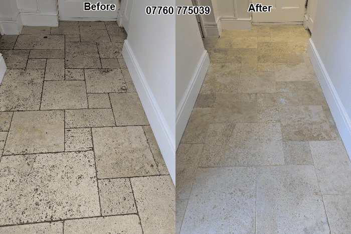 Professional Travertine Stone Cleaning & Sealing In Banbury 07760775039